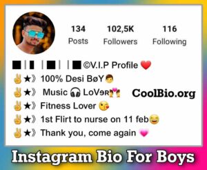 973+ Best Instagram Bio For Boys - Attitude & Love (2023) - Cool Bio