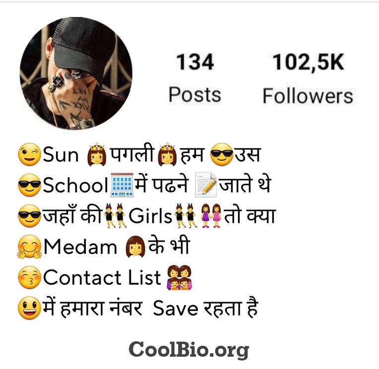 instagram bio hindi
