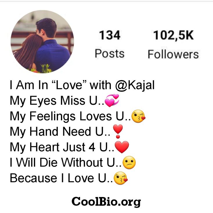 Best 500+ Instagram Bio For Couples | Cute Love Bio - Cool Bio